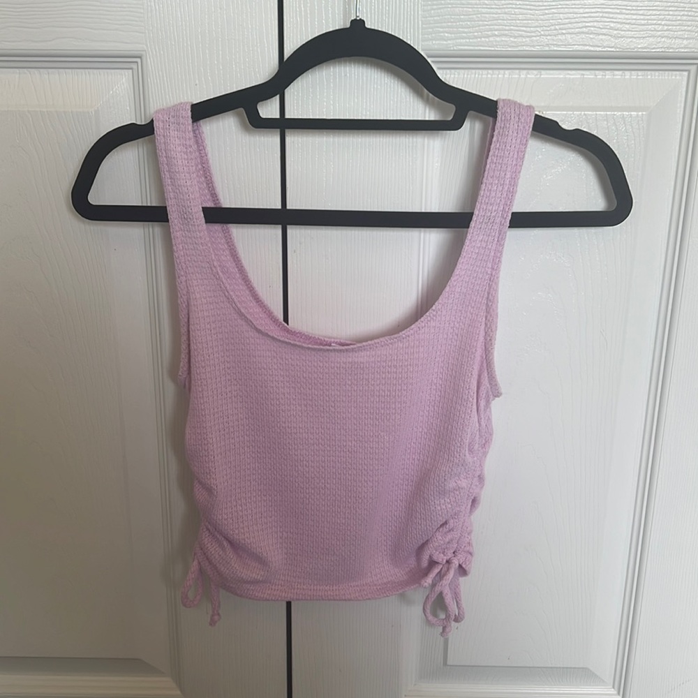 Le Lis Purple Crop Top